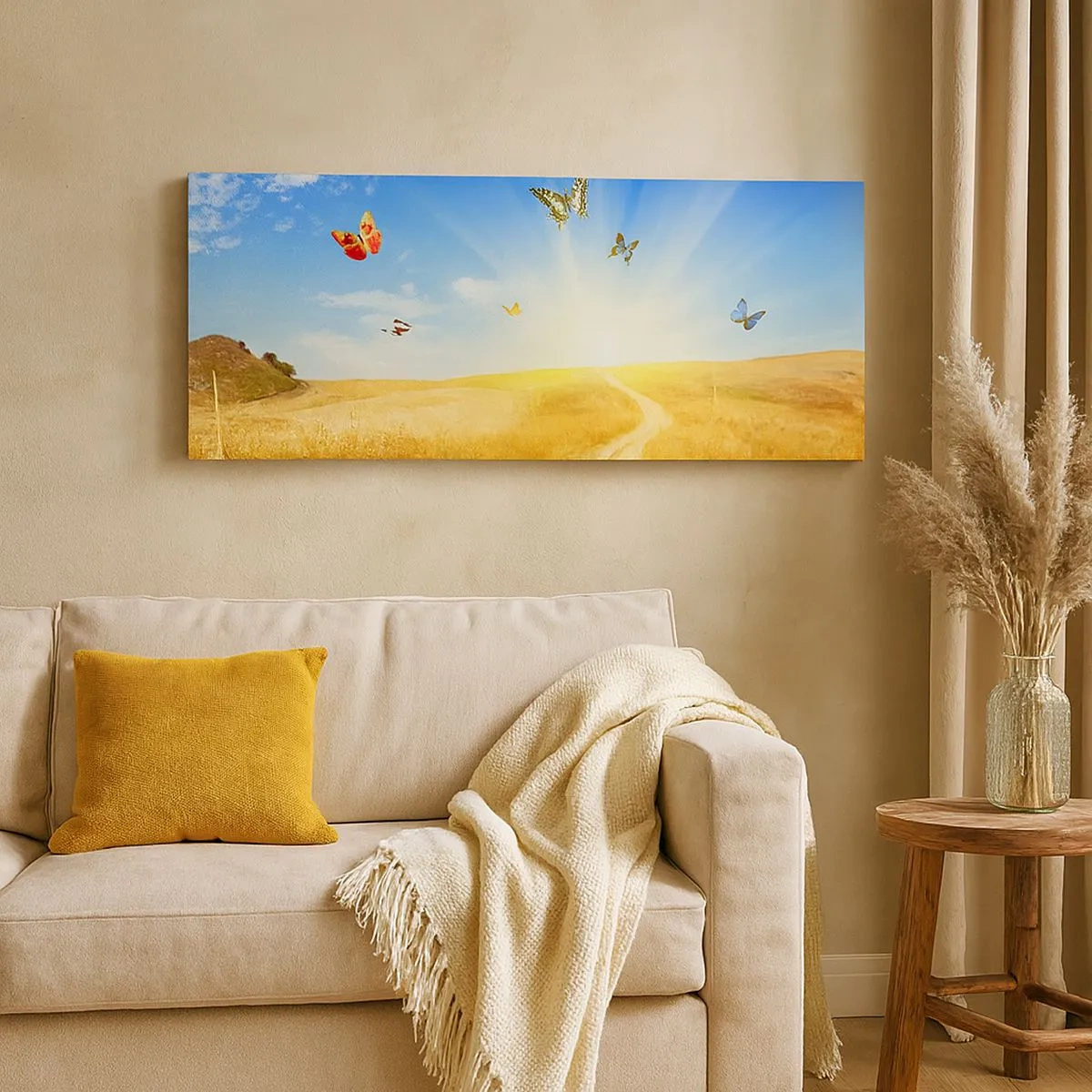Impression sur toile - Image sur toile - Et comment ne pas aimer l'été ? - 100x40 cm