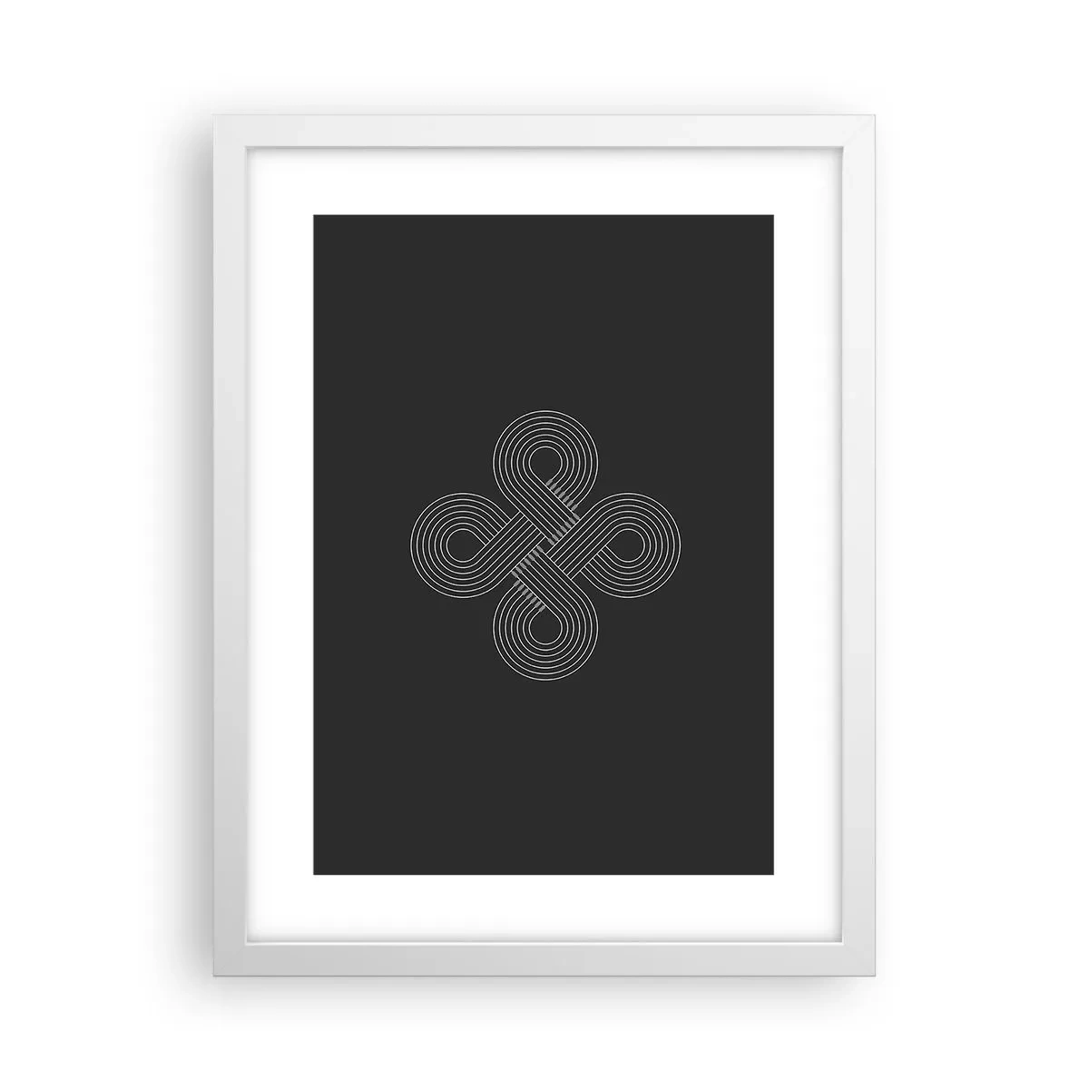 Affiche dans un cadre blanc - Poster - Dans l'âme celtique - 30x40 cm