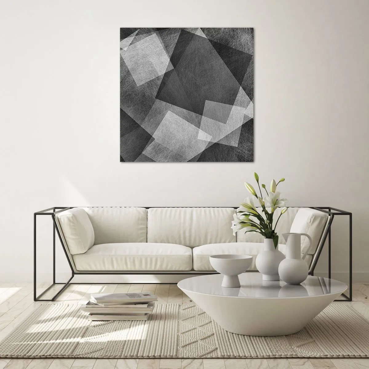 Impression sur verre - Image sur verre - Le symbole éternel de durabilité et d'ordre - 50x50 cm