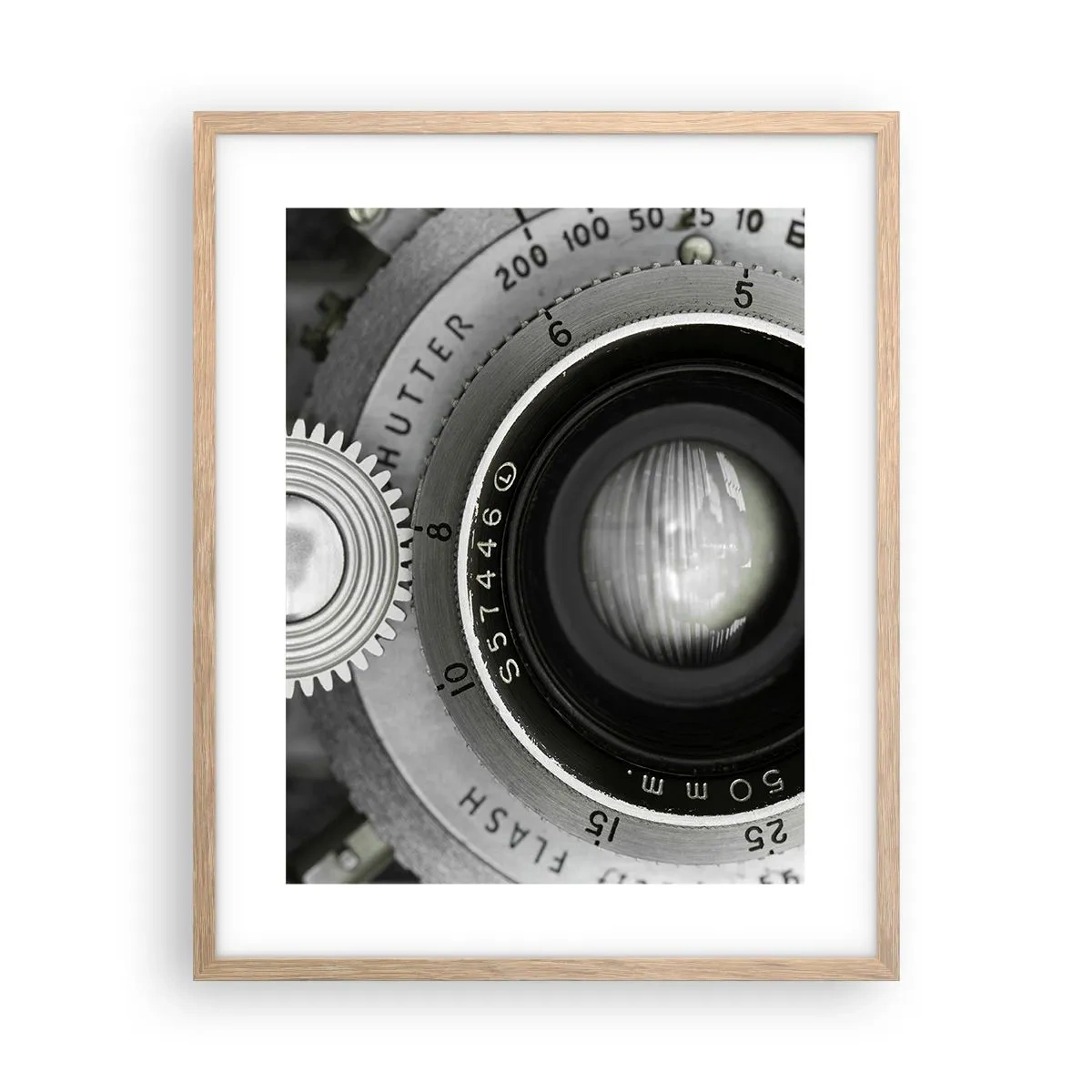 Affiche dans un chêne clair - Poster - Histoire d'Hollywood - 40x50 cm