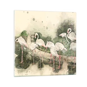 Impression sur verre - Image sur verre - Rêve exotique - 50x50 cm