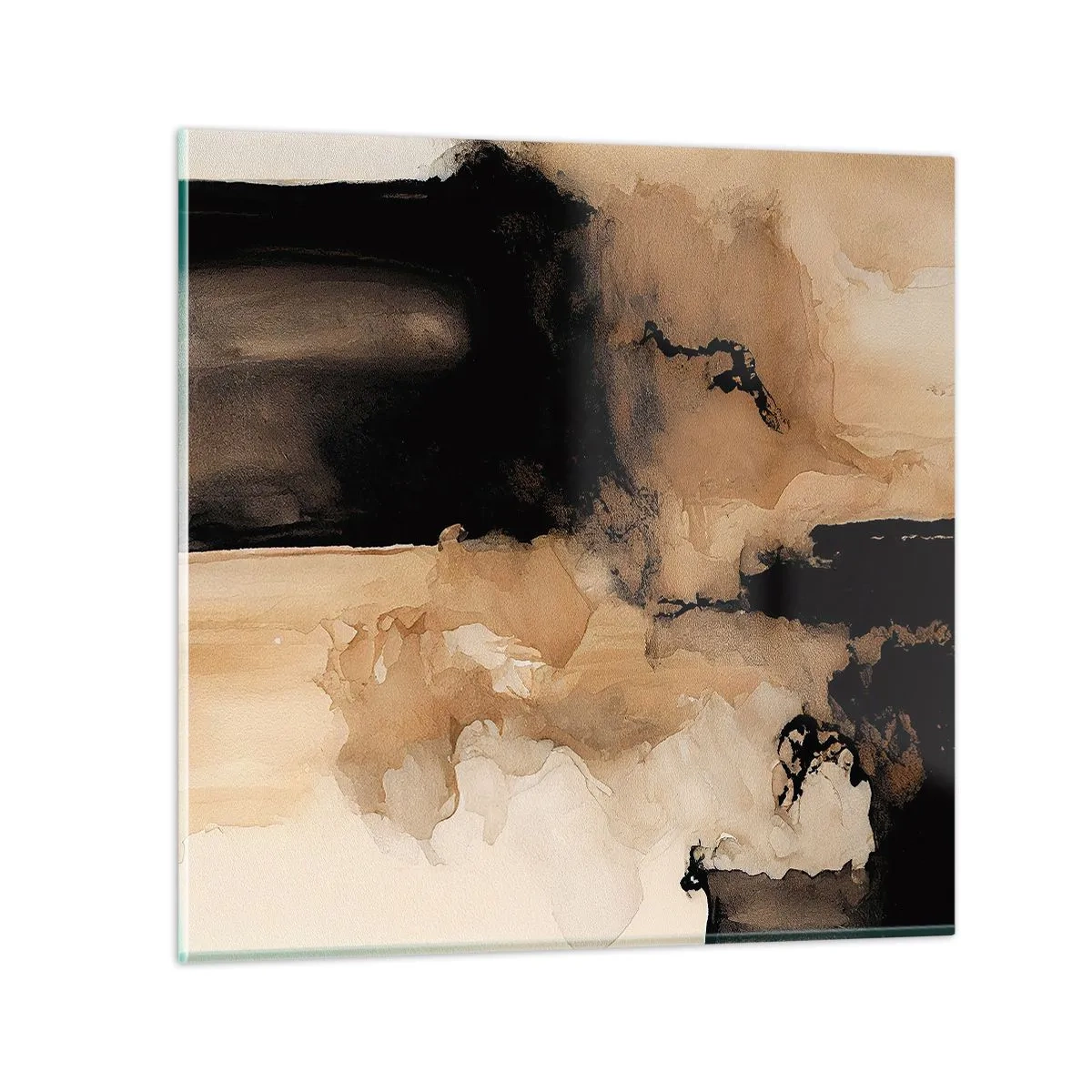 Impression sur verre - Image sur verre - Une abstraction intrigante - 70x70 cm