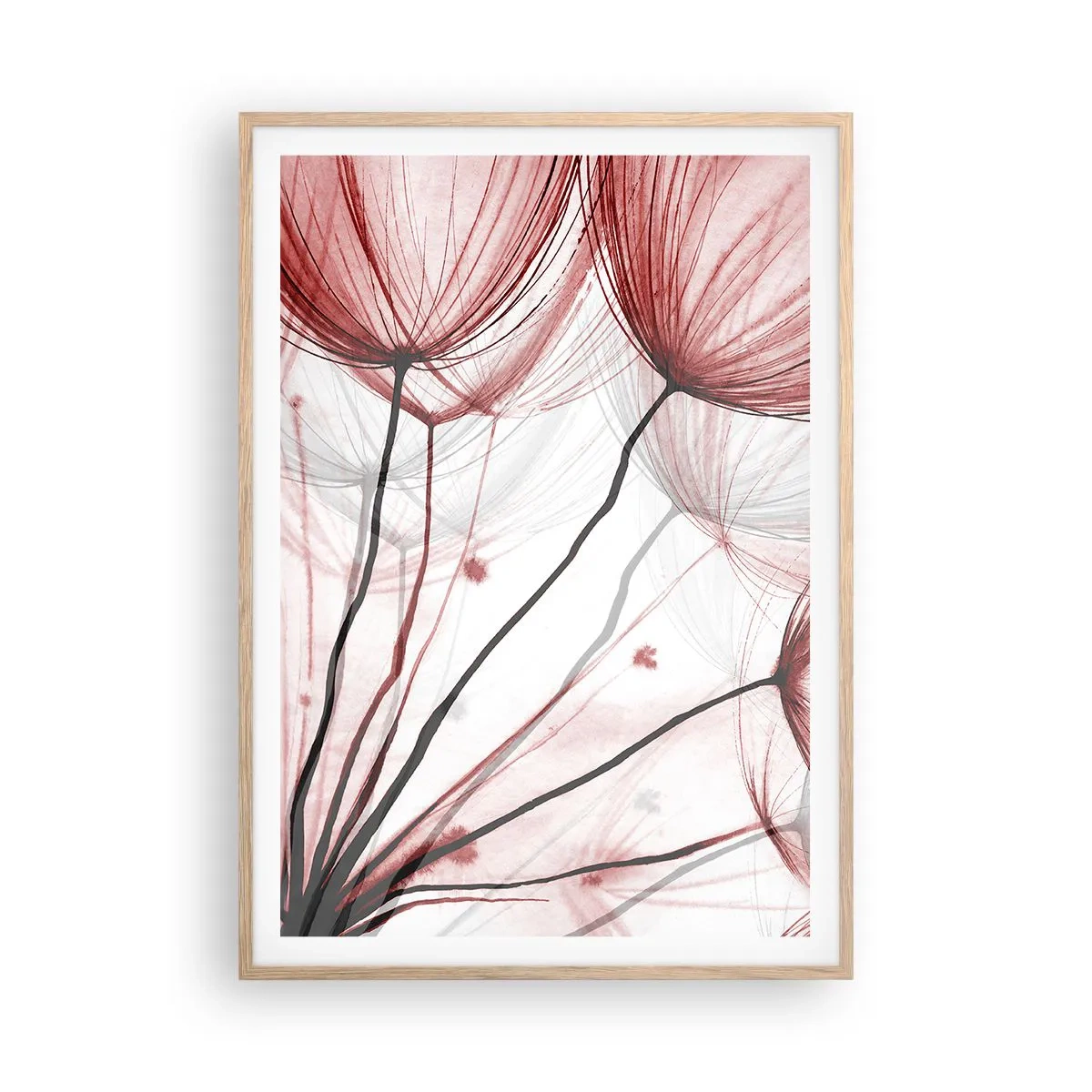 Affiche dans un chêne clair - Poster - Avant le départ - 70x100 cm