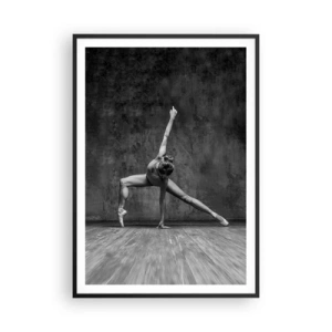 Affiche dans un cadre noir - Poster - Balance idéale - 70x100 cm