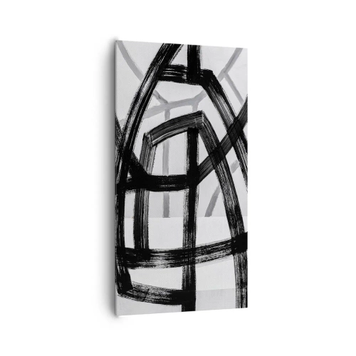 Impression sur toile - Image sur toile - Profondeur du bâtiment - 65x120 cm