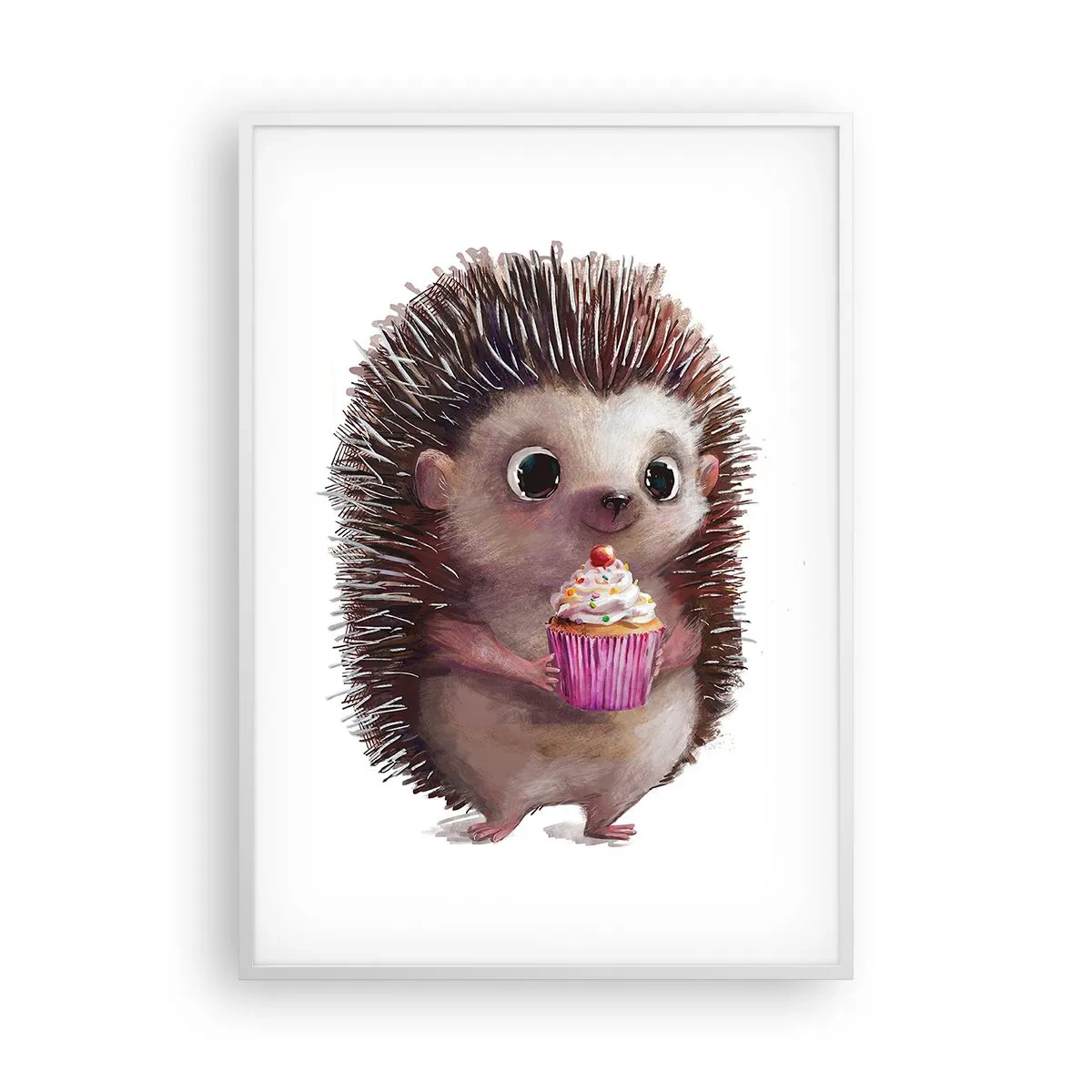 Affiche dans un cadre blanc - Poster - La fête c'est tous les jours - 70x100 cm