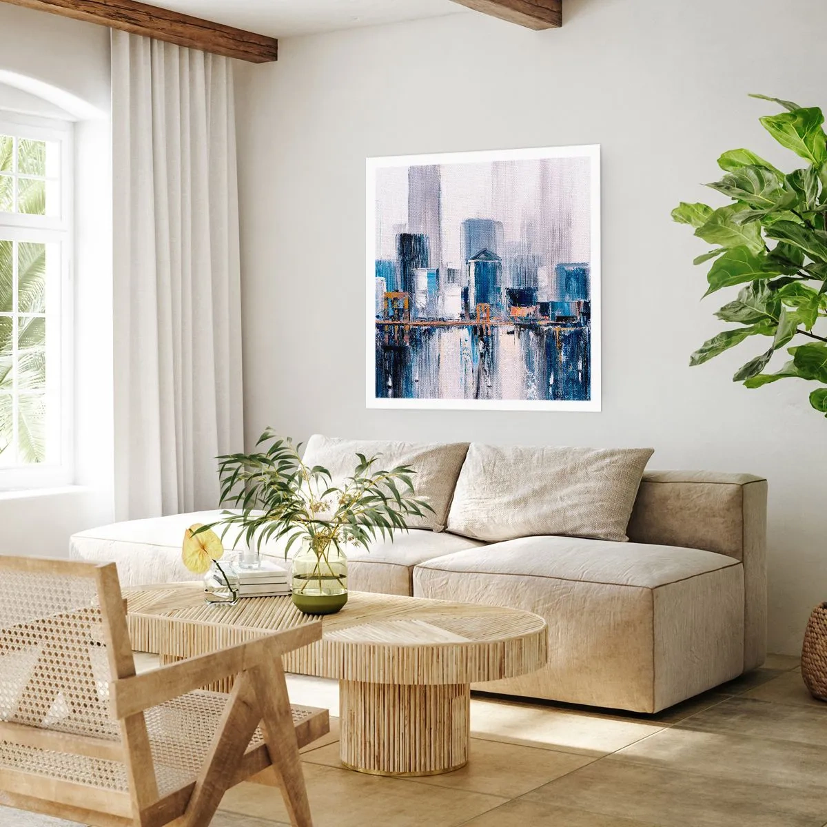 Affiche - Poster - Impression new-yorkaise - 40x40 cm