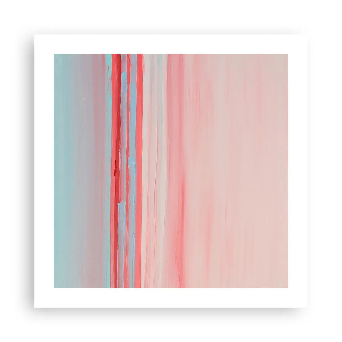 Affiche - Poster - Abstraction à l'aube - 50x50 cm