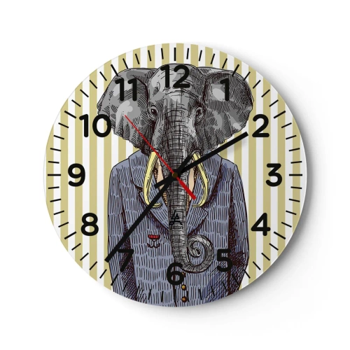 Horloge murale - Pendule murale - Élégant par nature - 30x30 cm