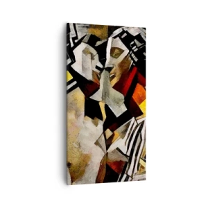 Impression sur toile - Image sur toile - Un baiser sculptural - 55x100 cm