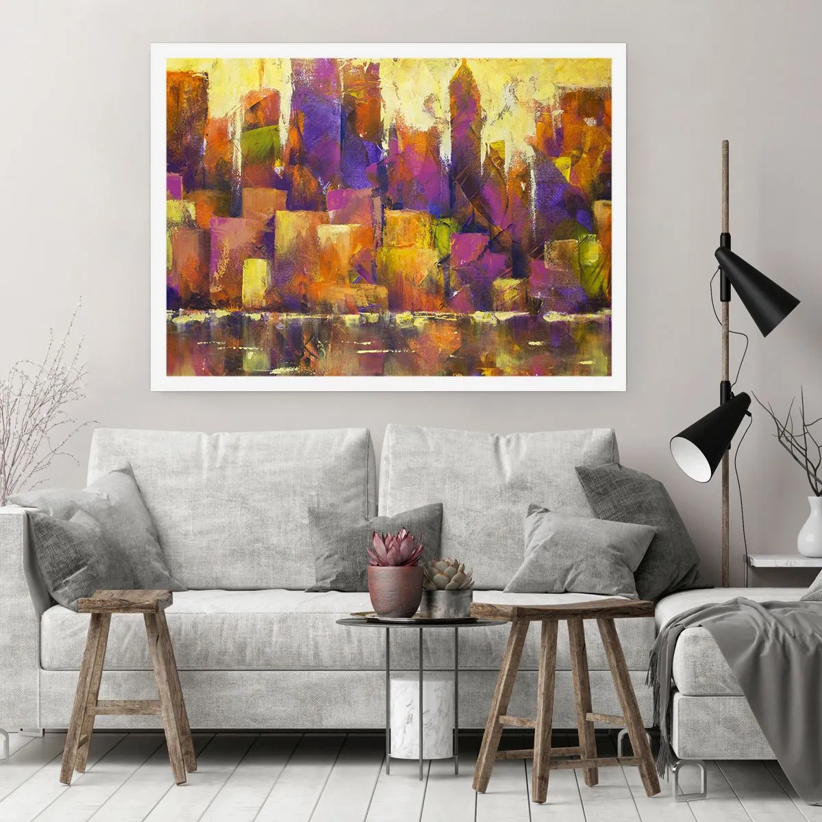 Affiche - Poster - Composition métropolitaine - 91x61 cm