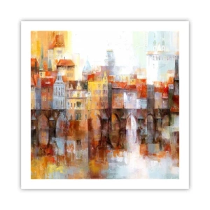 Affiche - Poster - C'est aussi beau sous le pont - 60x60 cm