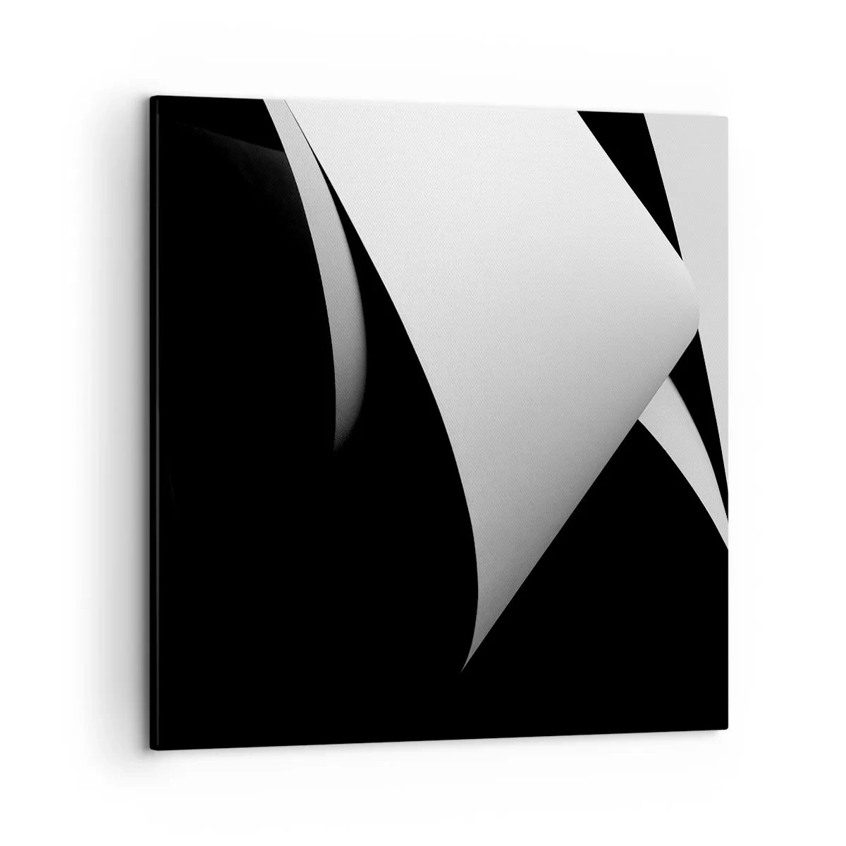 Impression sur toile - Image sur toile - Plans de lumière venus des profondeurs de l'ombre - 50x50 cm