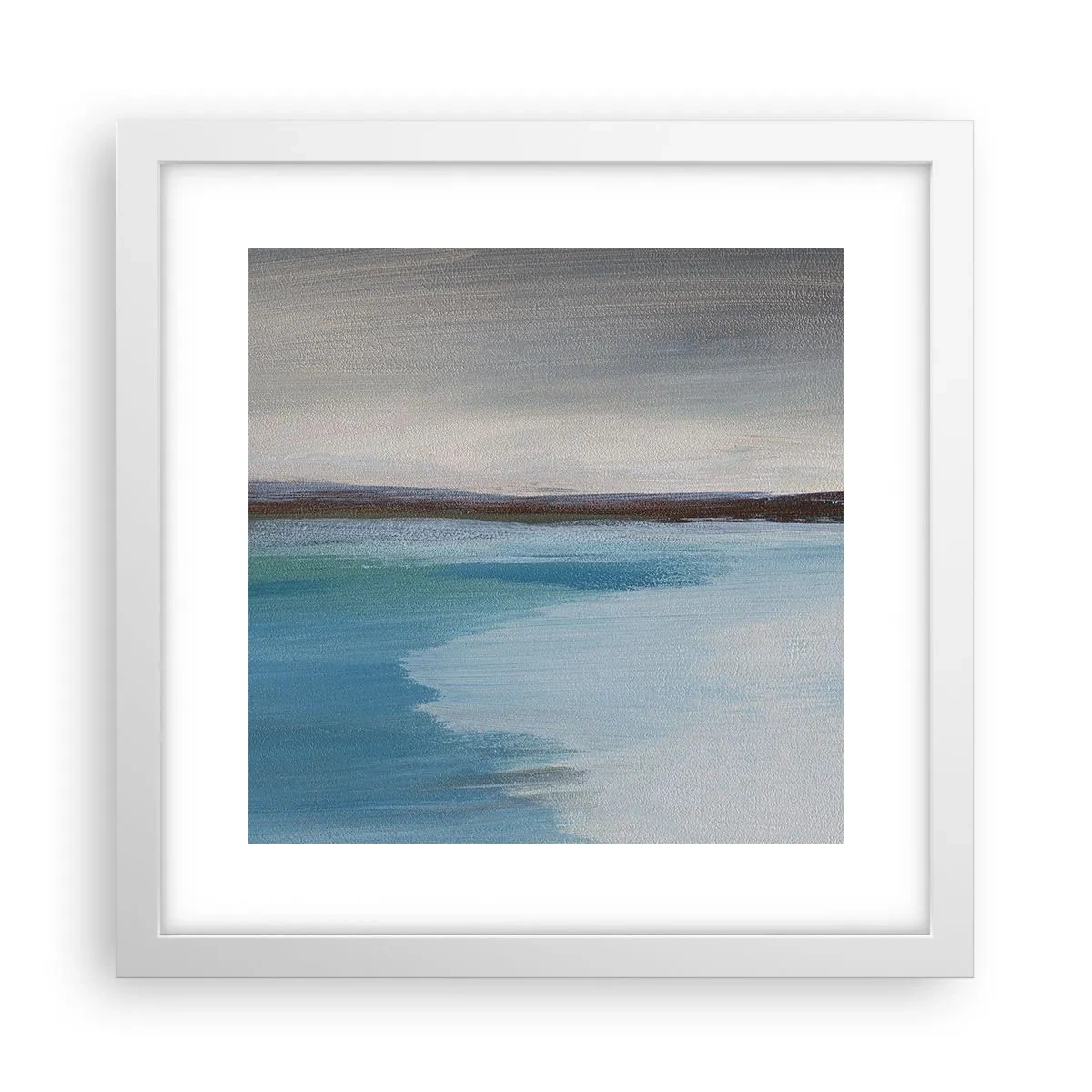 Affiche dans un cadre blanc - Poster - Paysage horizontal - 30x30 cm