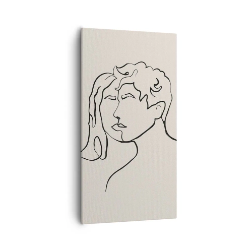 Impression sur toile - Image sur toile - Et l'unité est apparue - 55x100 cm