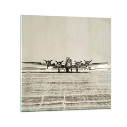 Impression sur verre - Image sur verre - Toujours prêt! - 50x50 cm