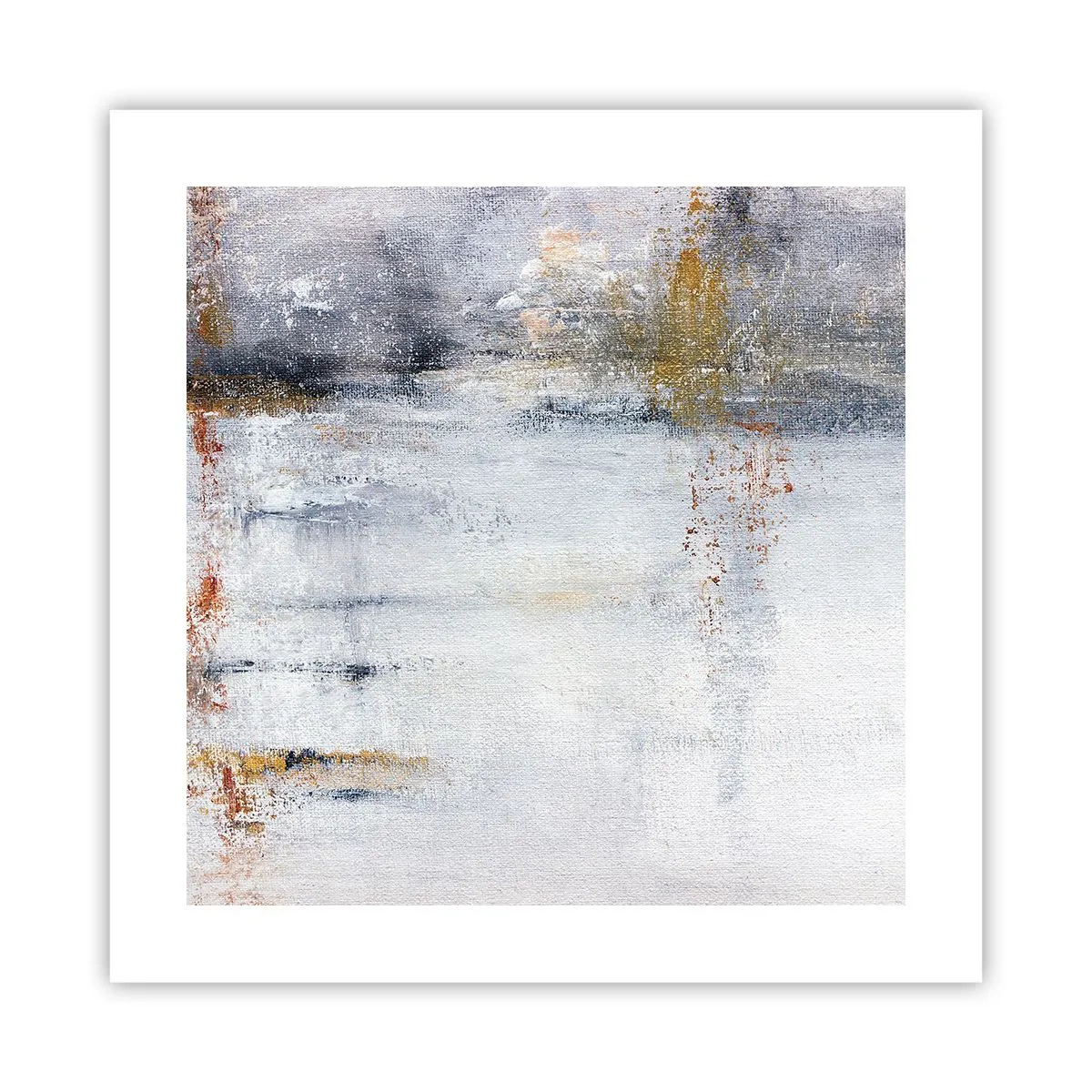 Affiche - Poster - Derrière l'air un rideau - 40x40 cm