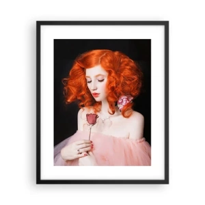 Affiche dans un cadre noir - Poster - De style baroque - 40x50 cm