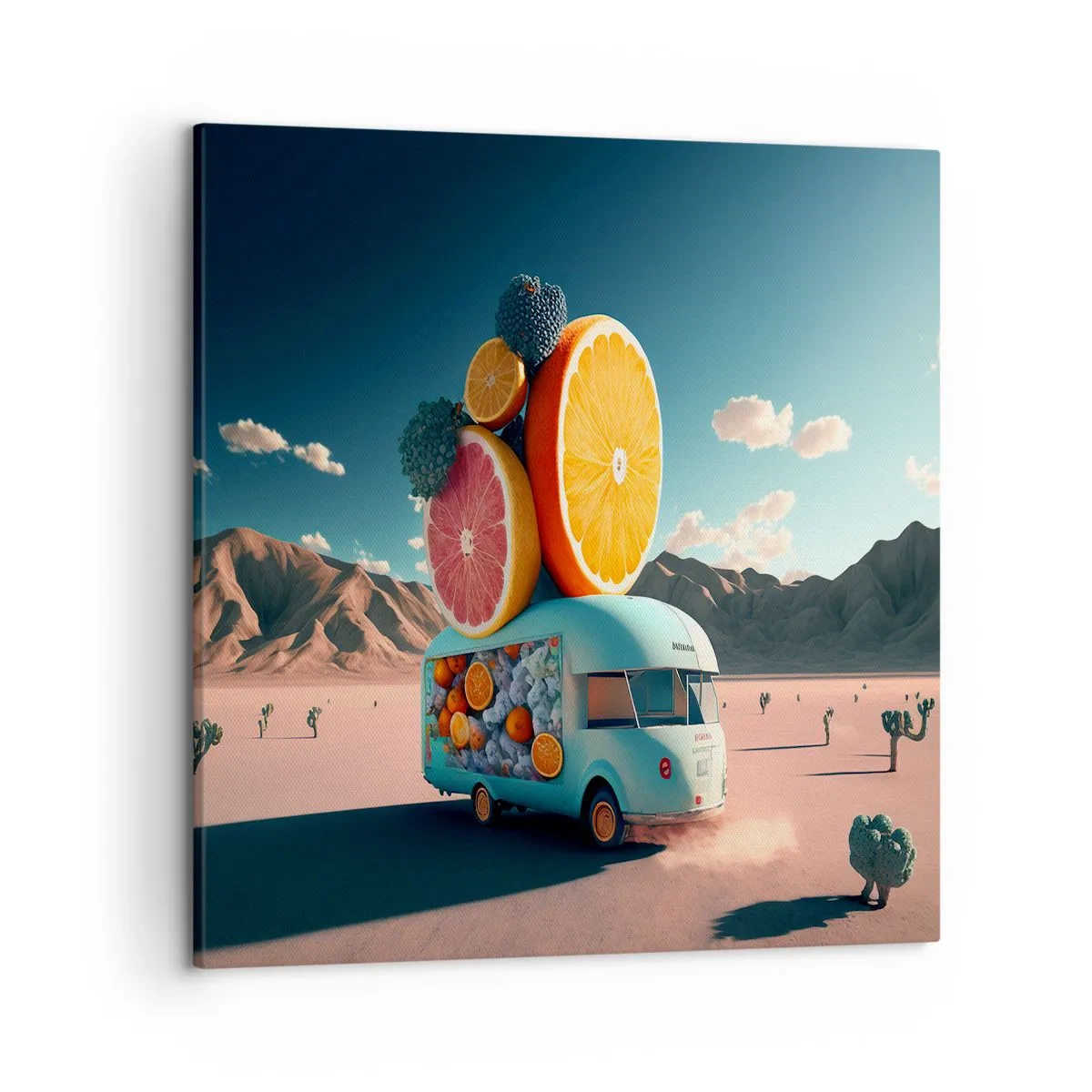 Impression sur toile - Image sur toile - Le goût des vacances - 50x50 cm