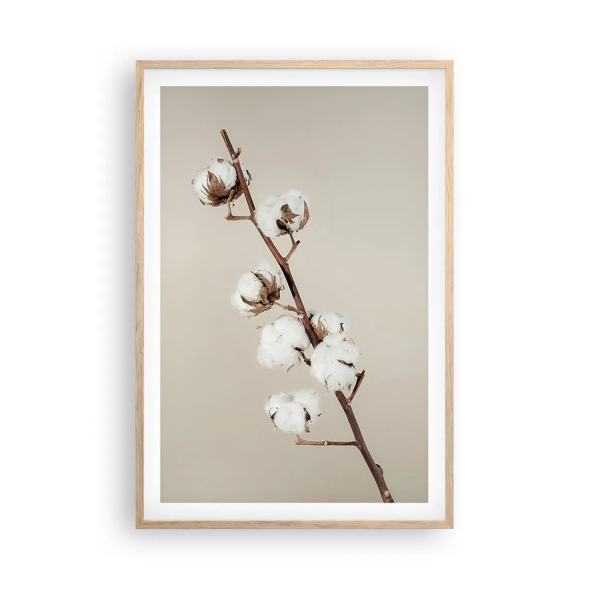 Affiche dans un chêne clair - Poster - A la source de la douceur - 61x91 cm