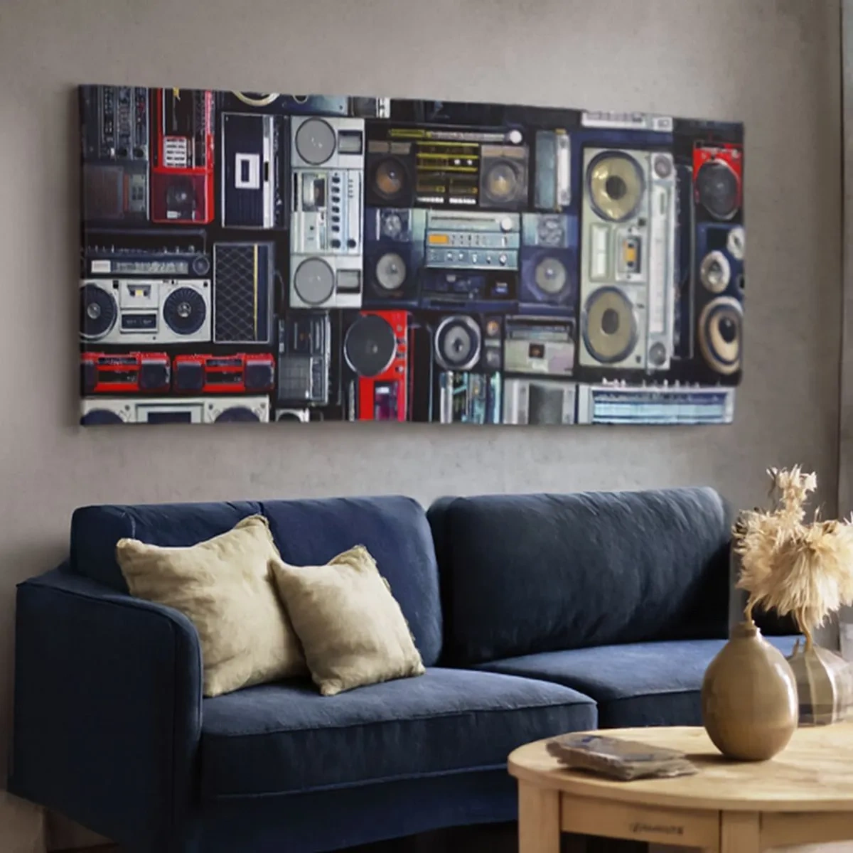 Impression sur toile - Image sur toile - Nostalgie des années 80 - 100x40 cm