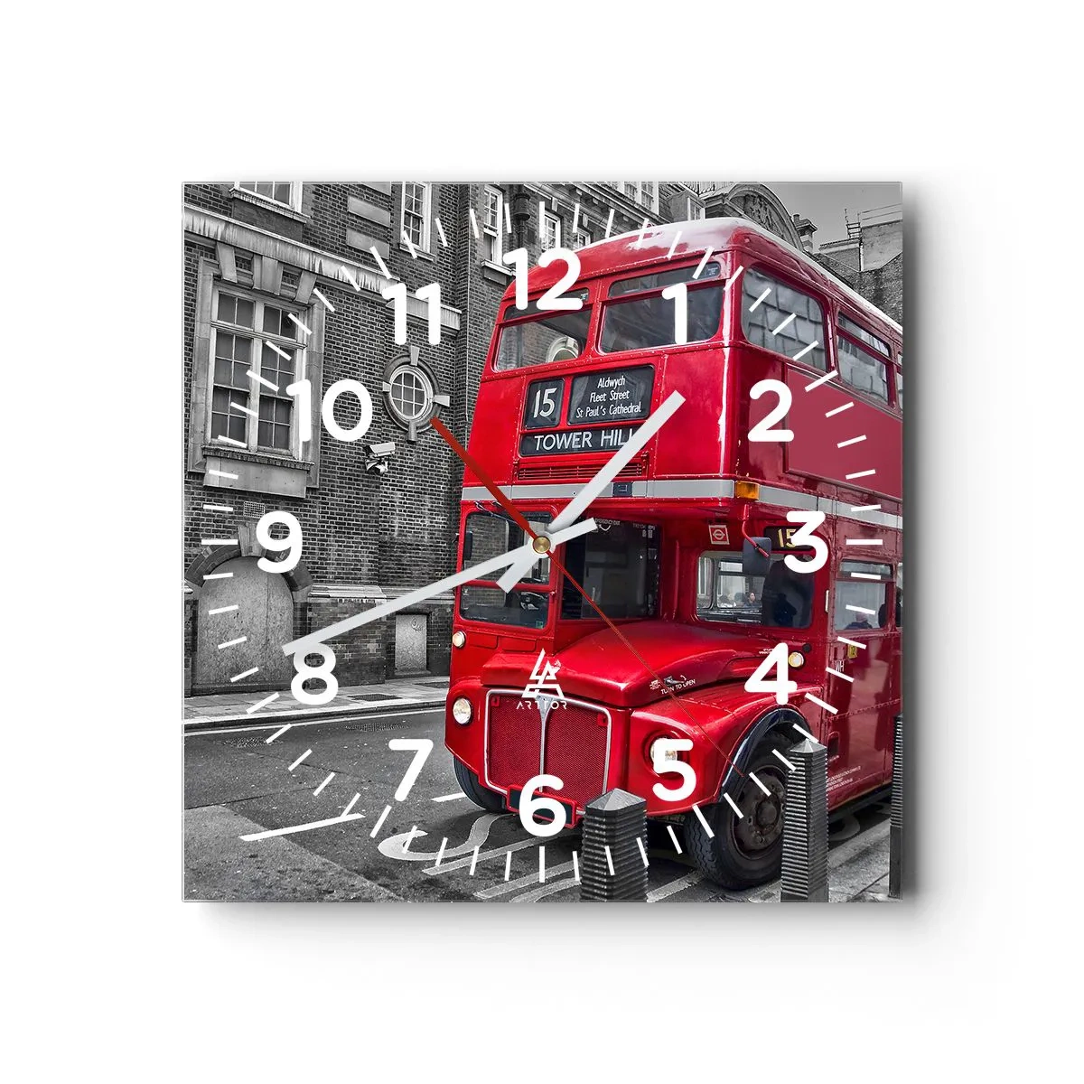 Horloge murale - Pendule murale - Toujours la même chose - 40x40 cm