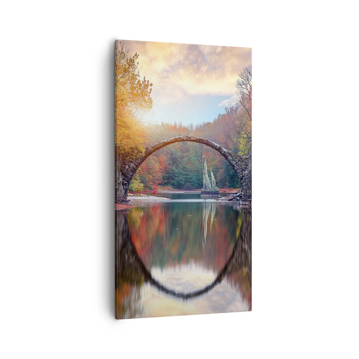 Impression sur toile - Image sur toile - De l'autre cote du miroir - 55x100 cm