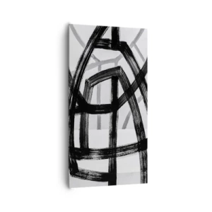 Impression sur toile - Image sur toile - Profondeur du bâtiment - 65x120 cm