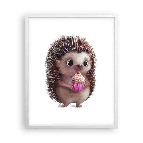 Affiche dans un cadre blanc - Poster - La fête c'est tous les jours - 40x50 cm