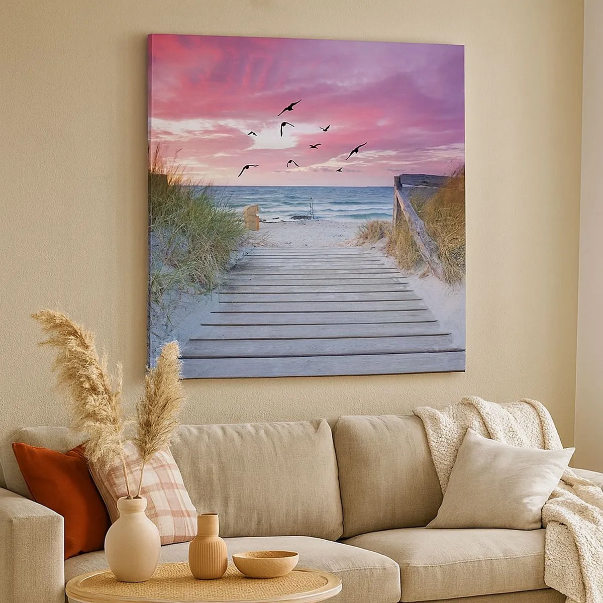 Impression sur toile - Image sur toile - Impression de la Baltique - 30x30 cm