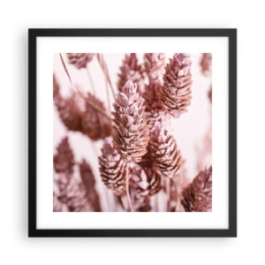 Affiche dans un cadre noir - Poster - Apparemment discret - 40x40 cm