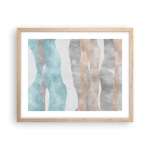 Affiche dans un chêne clair - Poster - Une étude de proximité - 50x40 cm