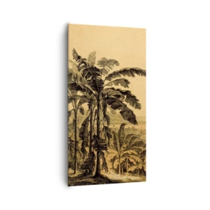 Impression sur toile - Image sur toile - Dans un climat colonial - 65x120 cm