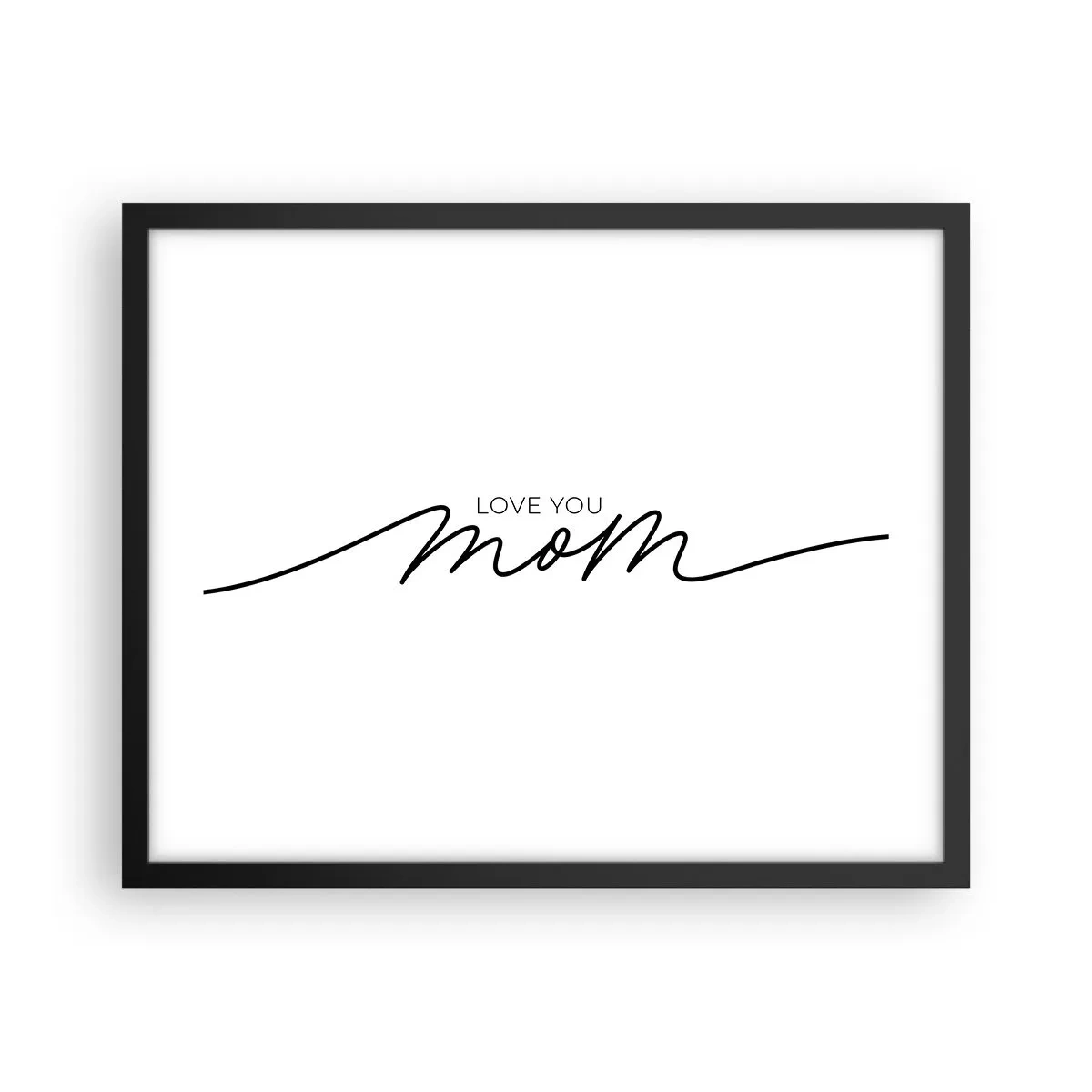 Affiche dans un cadre noir - Poster - Grand chamboulement - 50x40 cm