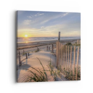 Impression sur toile - Image sur toile - Ombre et brillance du vent - 40x40 cm