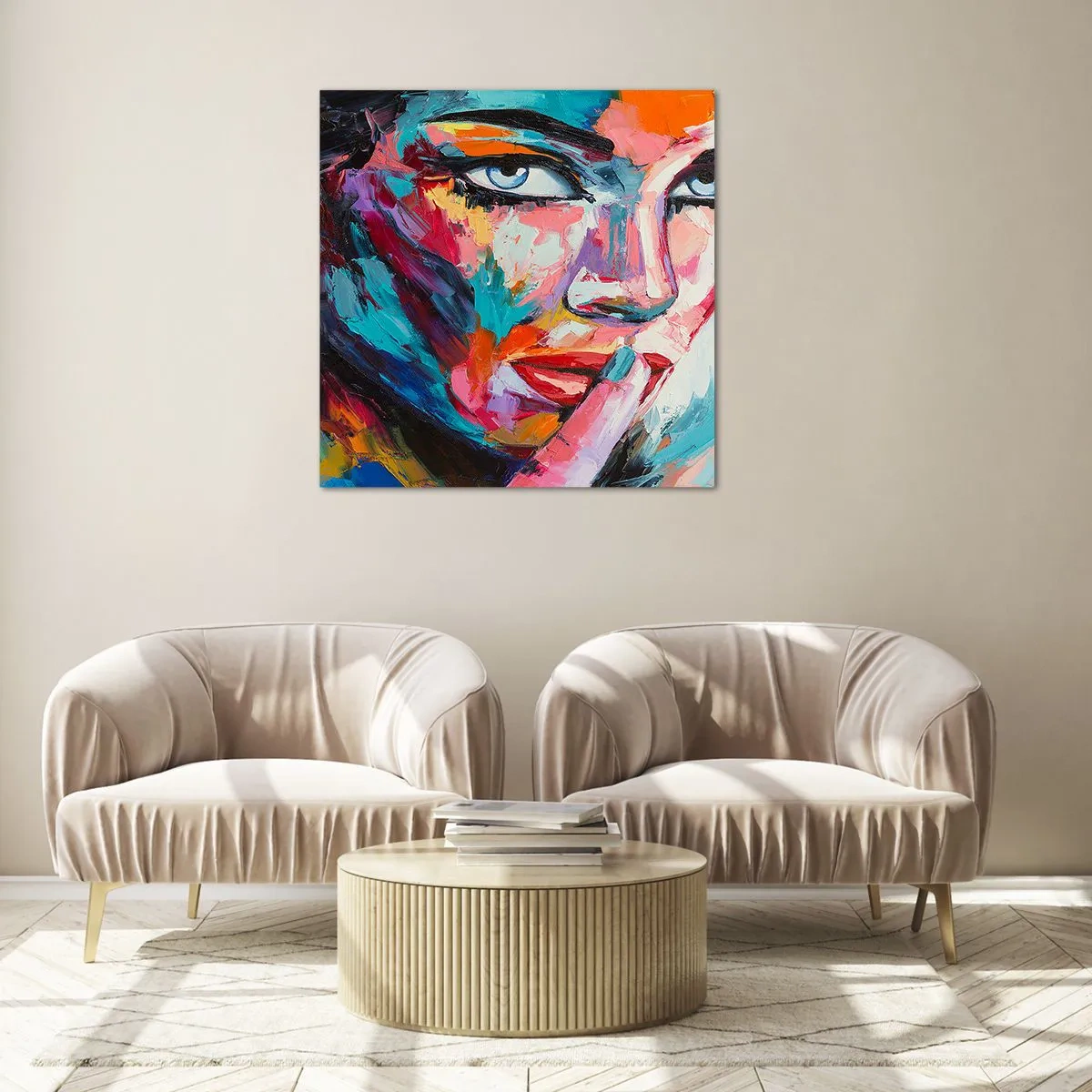 Impression sur verre - Image sur verre - Notre premier secret - 30x30 cm