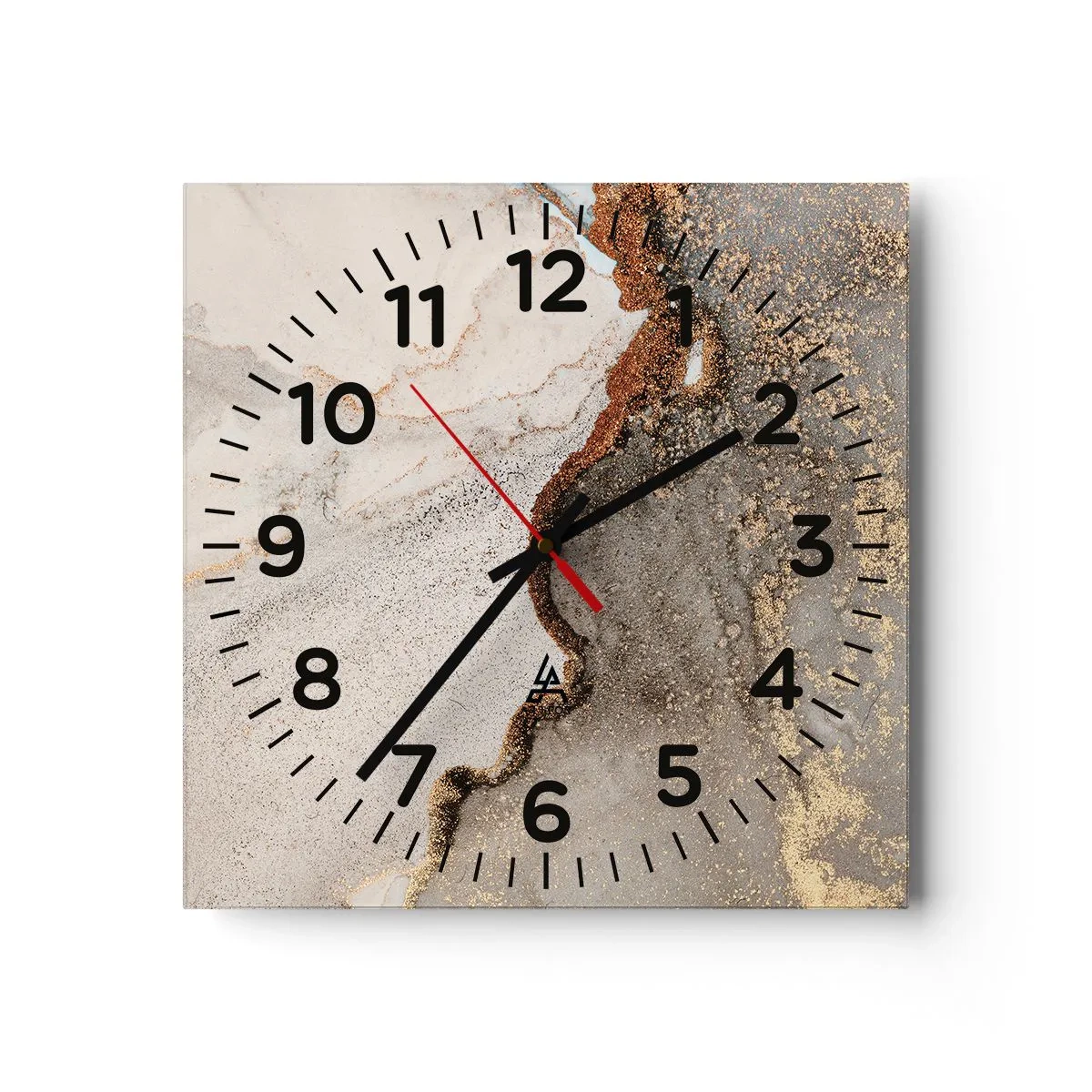 Horloge murale - Pendule murale - Aux frontières des couleurs - 30x30 cm