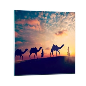 Impression sur verre - Image sur verre - L'esprit mystérieux de l'Orient - 30x30 cm