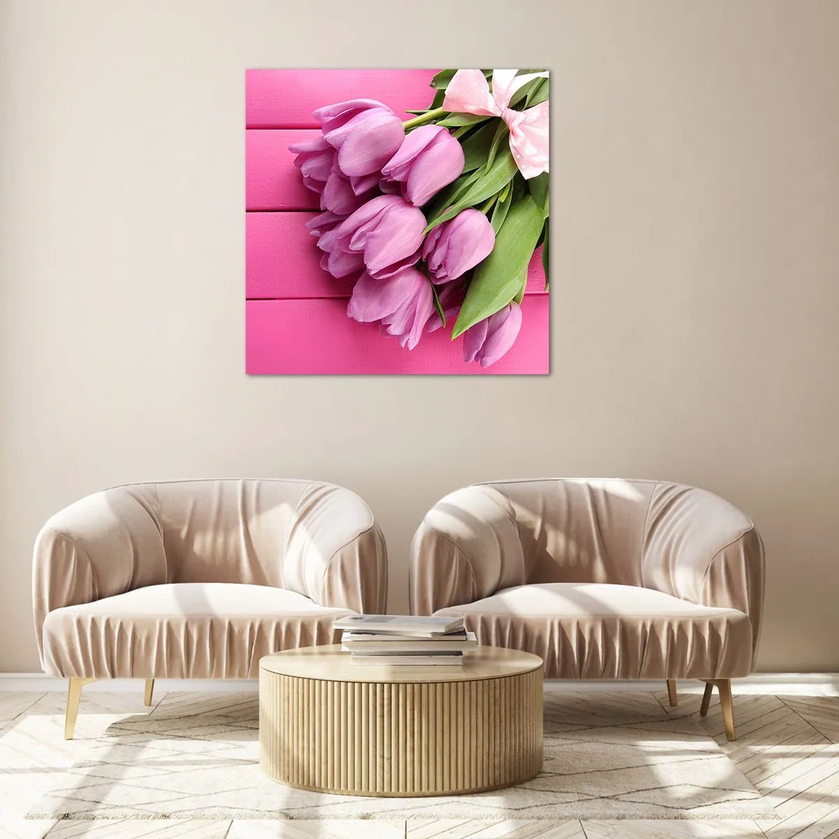 Impression sur verre - Image sur verre - Juste pour toi - 30x30 cm