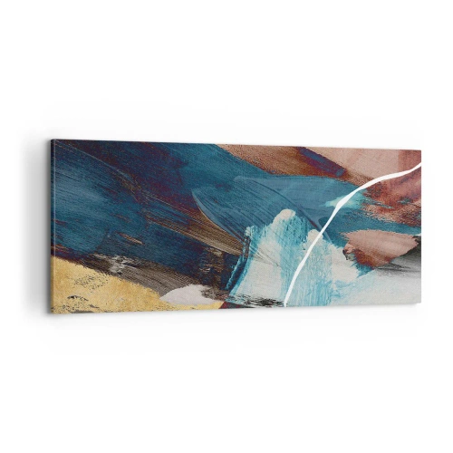 Impression sur toile - Image sur toile - Avec panache et énergie - 100x40 cm