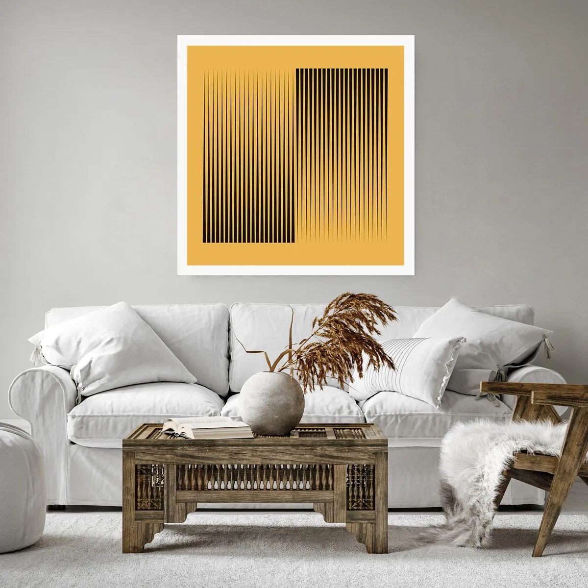 Affiche - Poster - Cadre opposé - 40x40 cm
