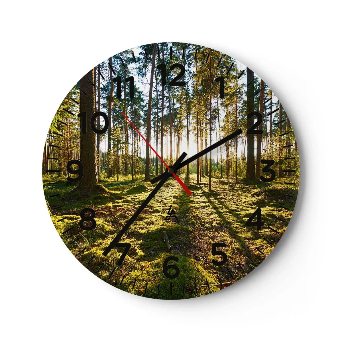 Horloge murale - Pendule murale - … Derrière les sept forêts - 30x30 cm