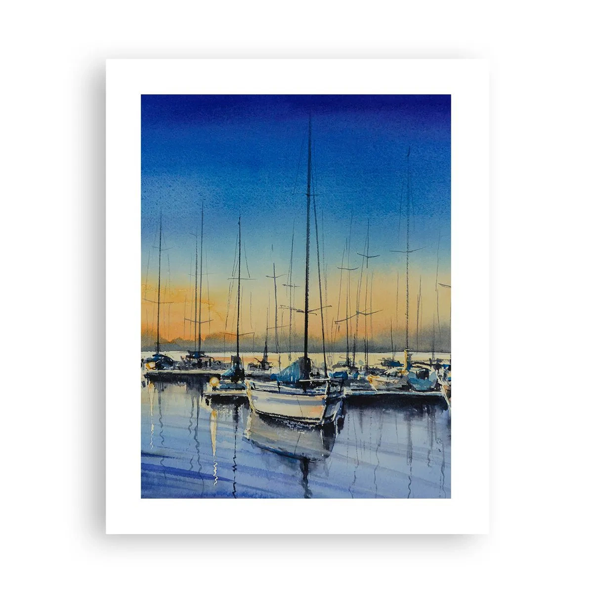 Affiche - Poster - Fin d'une belle journée - 40x50 cm