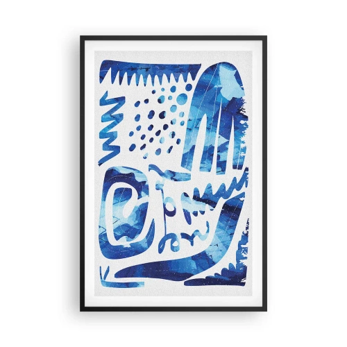 Affiche dans un cadre noir - Poster - Retour aux racines - 61x91 cm