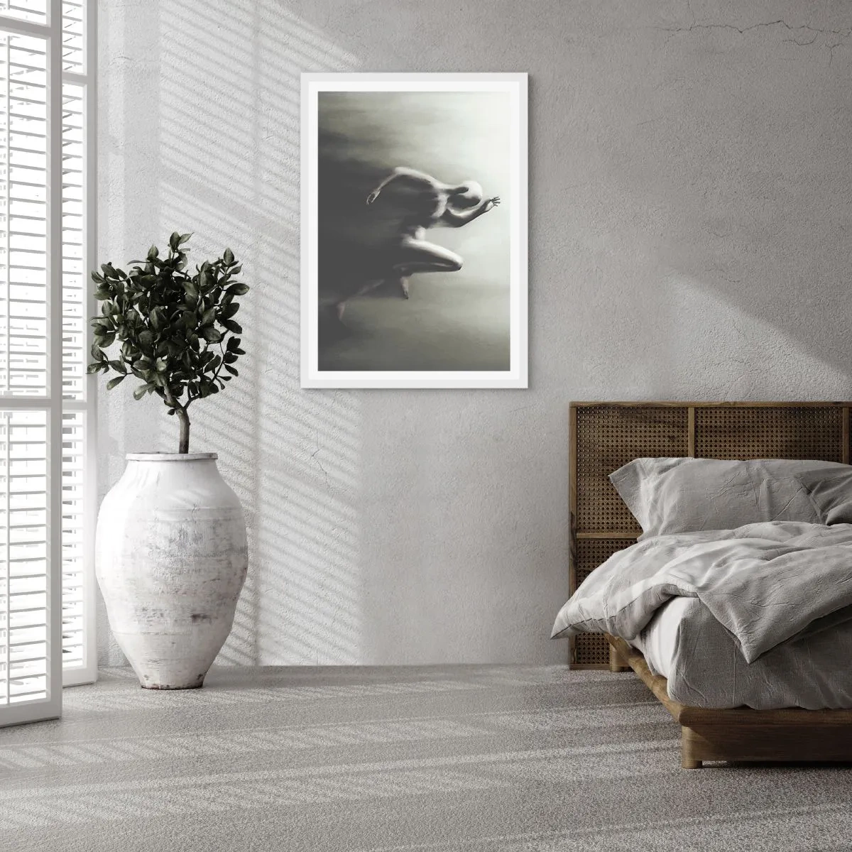 Affiche dans un cadre blanc - Poster - Inarrêtable - 70x100 cm