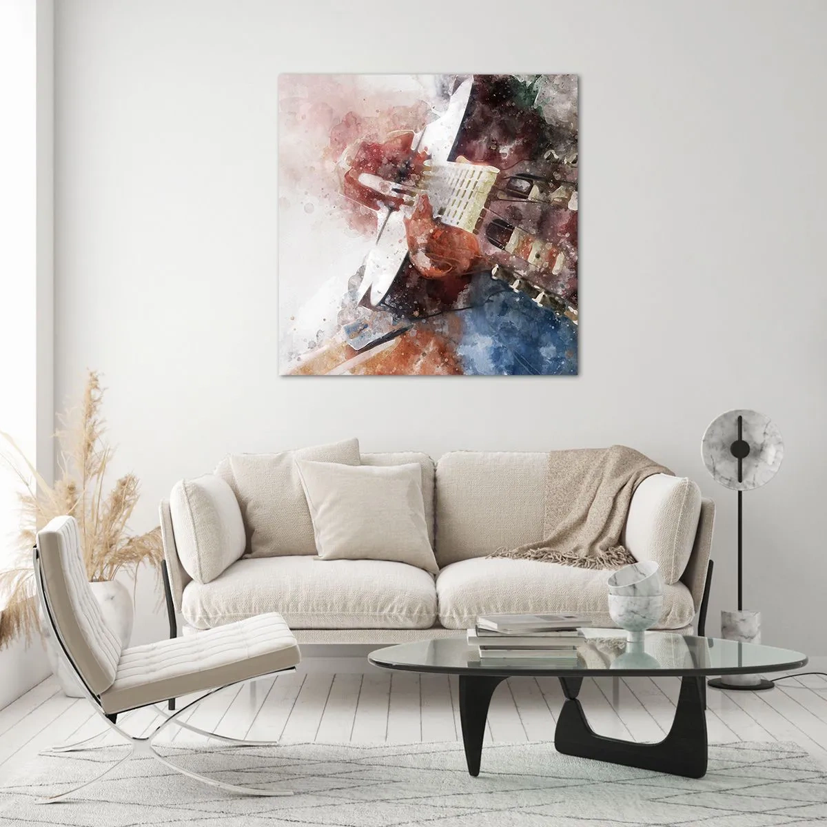 Impression sur verre - Image sur verre - Et qu'en pensez-vous ? - 70x70 cm