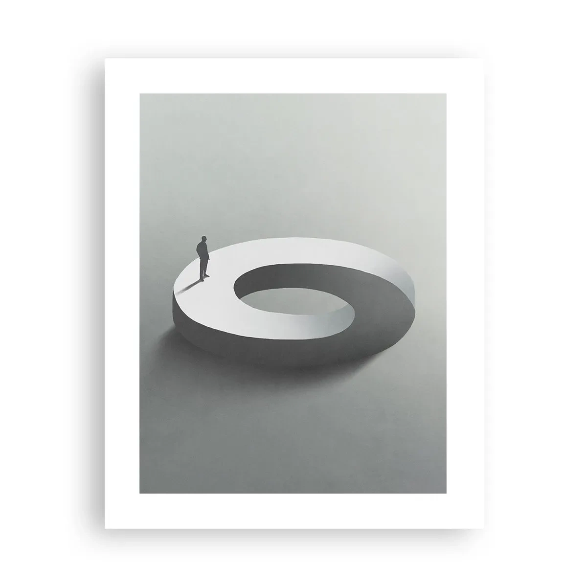 Affiche - Poster - Et sois intelligent ici - 40x50 cm