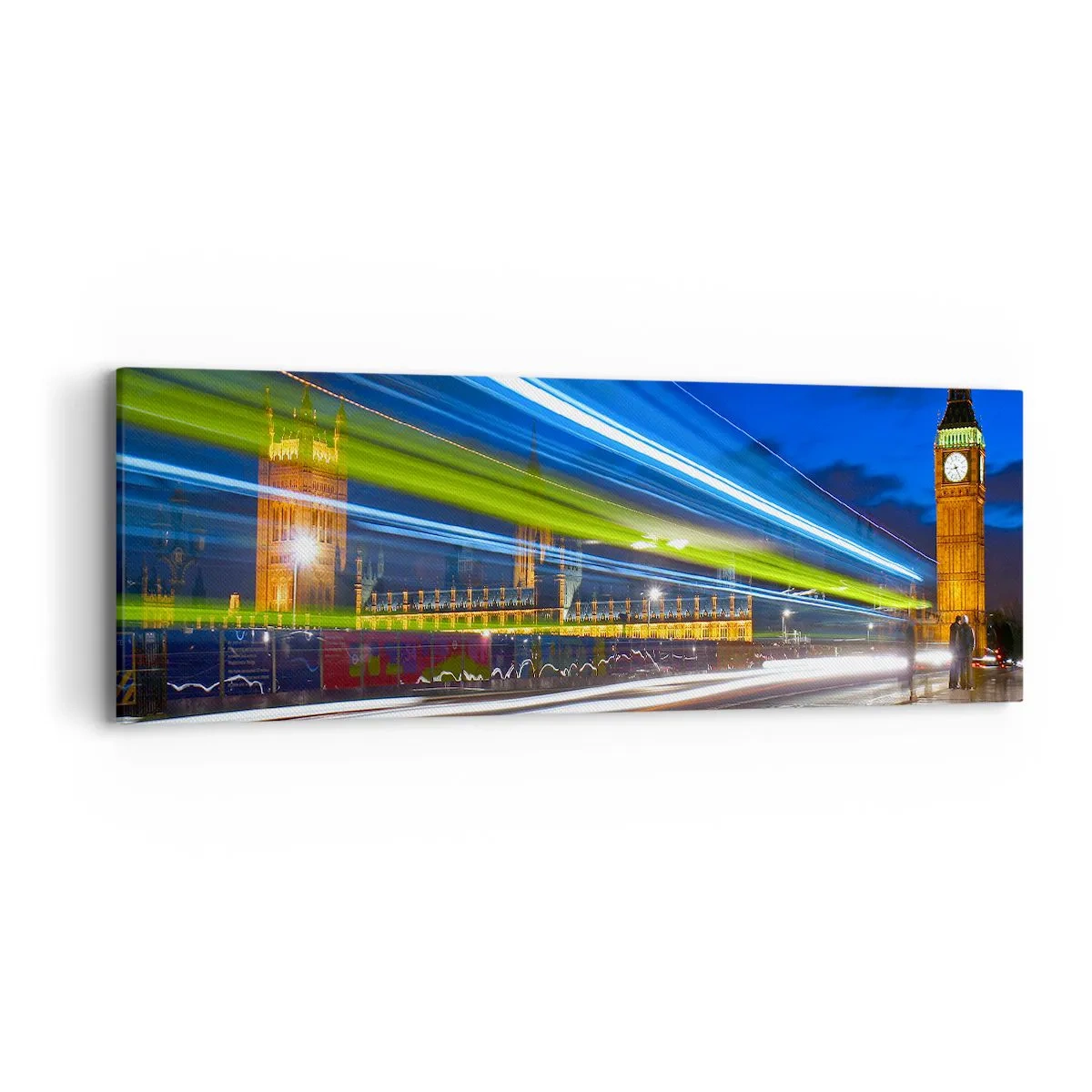 Impression sur toile - Image sur toile - Sous l'œil de Big Ben - 90x30 cm