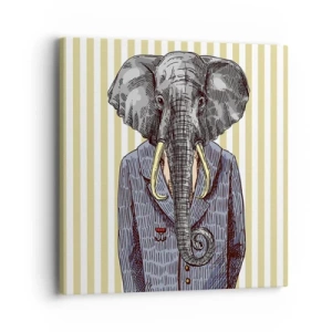 Impression sur toile - Image sur toile - Élégant par nature - 40x40 cm