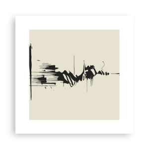 Affiche - Poster - Abstraction hâtive - 30x30 cm